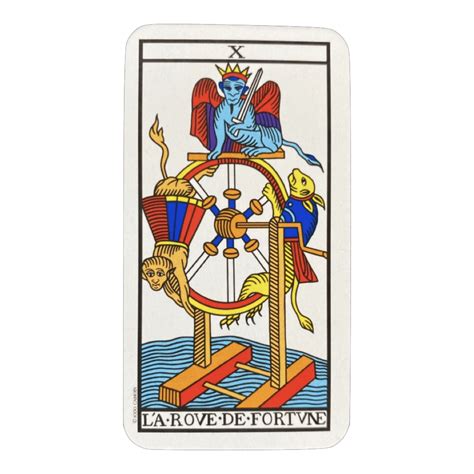 la rueda de la fortuna tarot marsella|La Rueda de La Fortuna [Tarot]: Interpretación。